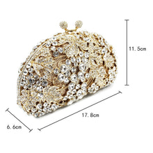 Load image into Gallery viewer, Grape Vine Crystal Clutch