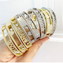 Load image into Gallery viewer, Chenne Customize Name Bangle